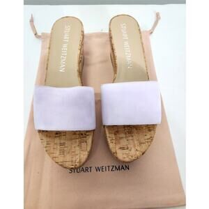 Women's Stuart Weitzman Wisteria Summer Wedge size 10.5 NIB